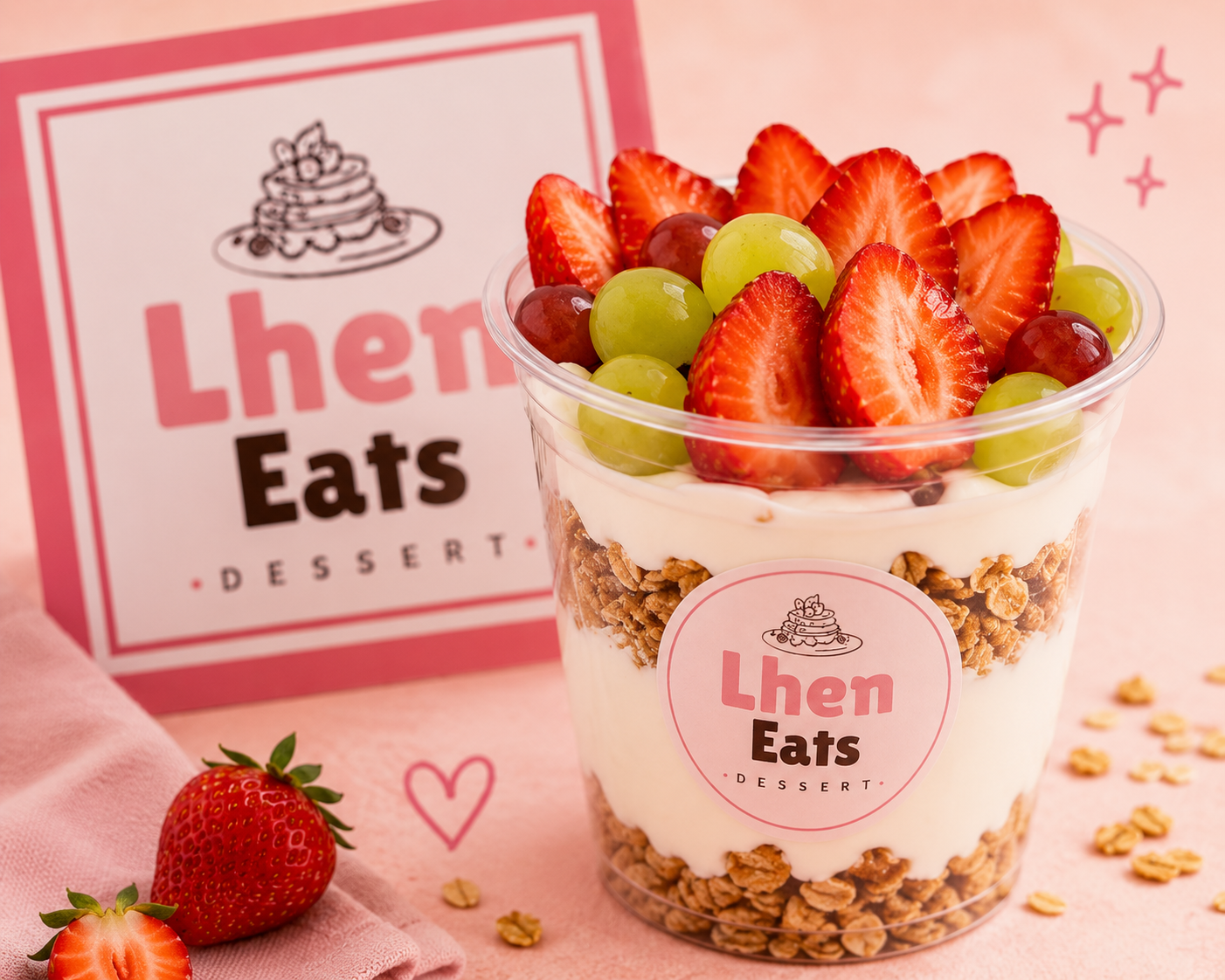 Fresh yoghurt parfait